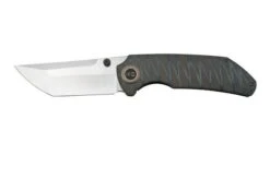 WE Knife Thug XL, WKWE20028D-2, Tiger Stripe Titanium, Satin CPM-20CV Pocket Knife