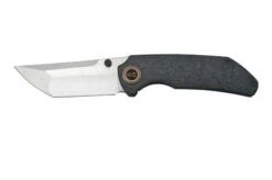 WE Knife Thug XL, WKWE20028D-2, Shredded Carbonfiber, Grey Titanium, Satin CPM-20CV Pocket Knife