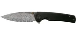 WE Knife Subjugator WE21014C-DS1 Damasteel, Black Titanium Pocket Knife