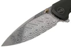 WE Knife Subjugator WE21014C-DS1 Damasteel, Black Titanium Pocket Knife -We Knife WKWE21014C DS1 03 we knife 1