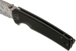 WE Knife Subjugator WE21014C-DS1 Damasteel, Black Titanium Pocket Knife -We Knife WKWE21014C DS1 07 we knife 1