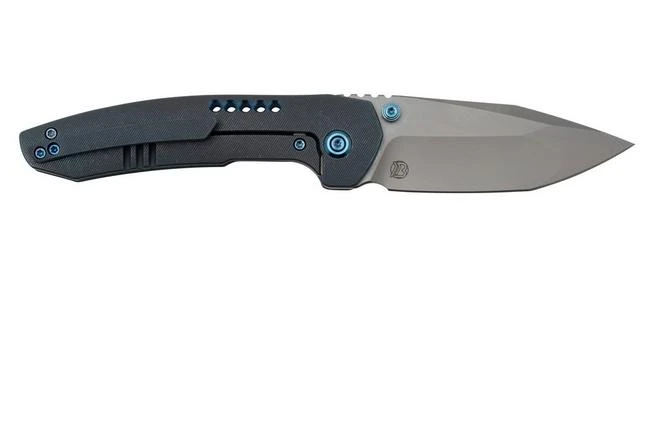 WE Knife Trogon WE22002B-1 Blue Titanium, Bead Blasted CPM 20CV Pocket Knife 4 WE Knife Trogon WE22002B-1 Blue Titanium, Bead Blasted CPM 20CV Pocket Knife - Image 2