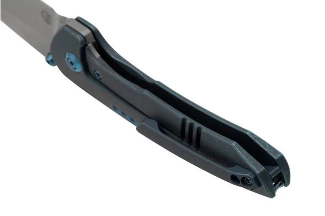 WE Knife Trogon WE22002B-1 Blue Titanium, Bead Blasted CPM 20CV Pocket Knife 6 WE Knife Trogon WE22002B-1 Blue Titanium, Bead Blasted CPM 20CV Pocket Knife - Image 4