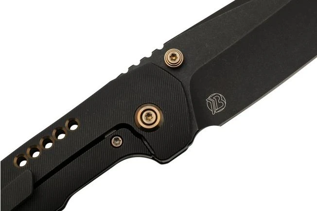 WE Knife Trogon WE22002B-2 Black Titanium, Black Stonewashed CPM 20CV Pocket Knife 7 WE Knife Trogon WE22002B-2 Black Titanium, Black Stonewashed CPM 20CV Pocket Knife - Image 5