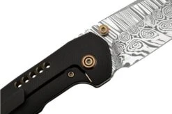 WE Knife Trogon WE22002B-DS1 Black Titanium, Heimskringla Damasteel Pocket Knife 13 WE Knife Trogon WE22002B-DS1 Black Titanium, Heimskringla Damasteel Pocket Knife -We Knife WKWE22002B DS1 05 weknife