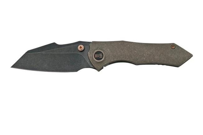 WE Knife High-Fin, WE22005-2, Bronze Titanium, Black CPM-20CV Pocket Knife 3 WE Knife High-Fin, WE22005-2, Bronze Titanium, Black CPM-20CV Pocket Knife