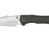 WE Knife High-Fin, WE22005-DS1, Black Titanium, Hakkapella Damasteel Pocket Knife -We Knife WKWE22005 DS1 01 weknife