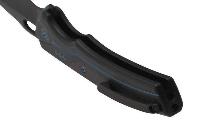 WE Knife Exciton Black Titanium Twill Carbon Fiber, Black Stonewashed CPM 20CV WE22038A-2 Limited Edition Pocket Knife 6 WE Knife Exciton Black Titanium Twill Carbon Fiber, Black Stonewashed CPM 20CV WE22038A-2 Limited Edition Pocket Knife - Image 4