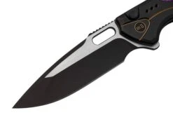 WE Knife Exciton Black Titanium Flamed Titanium, Black Stonewashed CPM 20CV WE22038A-4 Limited Edition Pocket Knife 11 WE Knife Exciton Black Titanium Flamed Titanium, Black Stonewashed CPM 20CV WE22038A-4 Limited Edition Pocket Knife -We Knife WKWE22038A 4 03 weknife