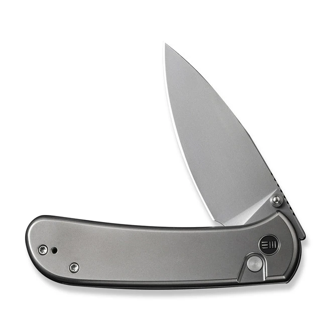WE Qubit Folding Knife Polished Bead Blast Titanium Handle 20CV Drop Point Plain Edge Polished Bead Blast Finish WE22030F-2 5 WE Qubit Folding Knife Polished Bead Blast Titanium Handle 20CV Drop Point Plain Edge Polished Bead Blast Finish WE22030F-2 - Image 3