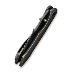 WE High-Fin Folding Knife Bronze Titanium Handle 20CV Plain Black Blade WE22005-2 -We Knife a7567915 739f 44d4 90d7 951eea87c26a 02411.1666202814