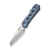 WE Vision R Folding Knife Blue Titanium Handle 20CV Reverse Tanto Plain Edge Silver Bead Blast Finish WE21031-3 -We Knife b0196c4b 514a 4808 8889 caec7d456a4f 73615.1657032382