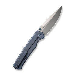 WE Evoke Folding Knife Blue Titanium Handle 20CV Clip Point Plain Edge Silver Bead Blast Finish WE21046-3 12 WE Evoke Folding Knife Blue Titanium Handle 20CV Clip Point Plain Edge Silver Bead Blast Finish WE21046-3 -We Knife b11534e8 1d5b 48e3 85d4 c2c7cdefafb0 64057.1666112419