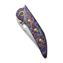 WE Attor Folding Knife Flamed/Gold Titanium Handle 20CV Modified Persion Plain Edge Polished Bead Blast Finish WE23037-2 13 WE Attor Folding Knife Flamed/Gold Titanium Handle 20CV Modified Persion Plain Edge Polished Bead Blast Finish WE23037-2 -We Knife b4da2b13 e7b5 481b 89c9 1740e721efbc 83666.1718810597