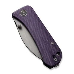 WE Banter Folding Knife Purple Canvas Micarta Handle S35VN Wharncliffe Plain Edge Gray Stonewash Finish WE19068J-2 16 WE Banter Folding Knife Purple Canvas Micarta Handle S35VN Wharncliffe Plain Edge Gray Stonewash Finish WE19068J-2 -We Knife c1e9a28e c5ae 4f05 ad04 285c73ad4067 24728.1708526861