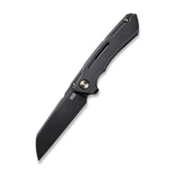 WE Knife Mini Buster Frame Lock Knife Antique Bronze Ti Handle Plain Blk SW 20CV Blade 2003B