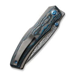 WE Swordfin Folding Knife Black/Blue Arctic Storm Fat Carbon Fiber Handle Damasteel Tanto Plain Edge WE23067-DS1 14 WE Swordfin Folding Knife Black/Blue Arctic Storm Fat Carbon Fiber Handle Damasteel Tanto Plain Edge WE23067-DS1 -We Knife cd73a189 1e0d 454b 8950 9e54efe0e0fb 30191.1715801882