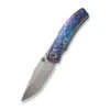 WE Swordfin Folding Knife Flamed Titanium Handle 20CV Tanto Plain Edge Silver Bead Blast Finish WE23067-1 -We Knife d1b13b37 0c5b 42f5 8a35 77dfd94f14c2 78609.1715737241