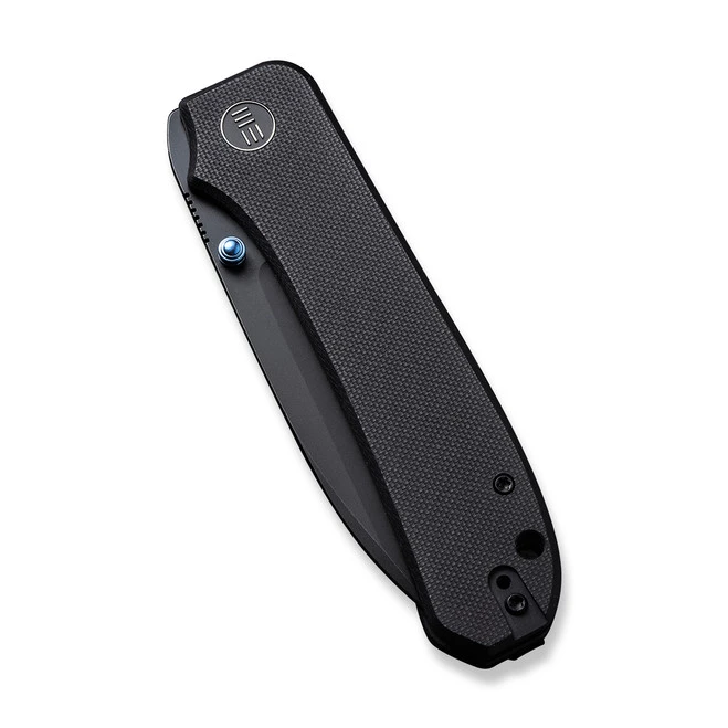 WE Big Banter Folding Knife Black G10 Handle 20CV Drop Point Plain Edge Black Stonewash Finish WE21045-1 7 WE Big Banter Folding Knife Black G10 Handle 20CV Drop Point Plain Edge Black Stonewash Finish WE21045-1 - Image 5
