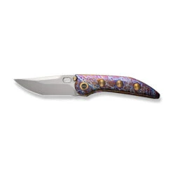 WE Attor Folding Knife Flamed/Gold Titanium Handle 20CV Modified Persion Plain Edge Polished Bead Blast Finish WE23037-2 17 WE Attor Folding Knife Flamed/Gold Titanium Handle 20CV Modified Persion Plain Edge Polished Bead Blast Finish WE23037-2 -We Knife d9cfe6c2 1a09 4260 a486 ee38711076b2 60540.1718810600
