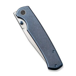 WE Evoke Folding Knife Blue Titanium Handle 20CV Clip Point Plain Edge Silver Bead Blast Finish WE21046-3 14 WE Evoke Folding Knife Blue Titanium Handle 20CV Clip Point Plain Edge Silver Bead Blast Finish WE21046-3 -We Knife ddc6ea7b 6eeb 48e8 b0ab 59ee96ec6208 85249.1666112420