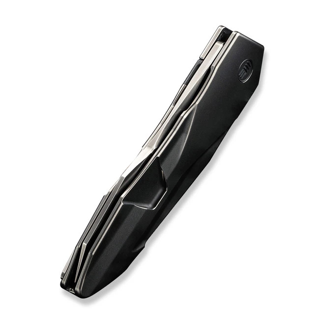 WE Solid Folding Knife Polished Gray Titanium Handle 20CV Plain Edge Polished Gray Finish WE22028-6 8 WE Solid Folding Knife Polished Gray Titanium Handle 20CV Plain Edge Polished Gray Finish WE22028-6 - Image 6