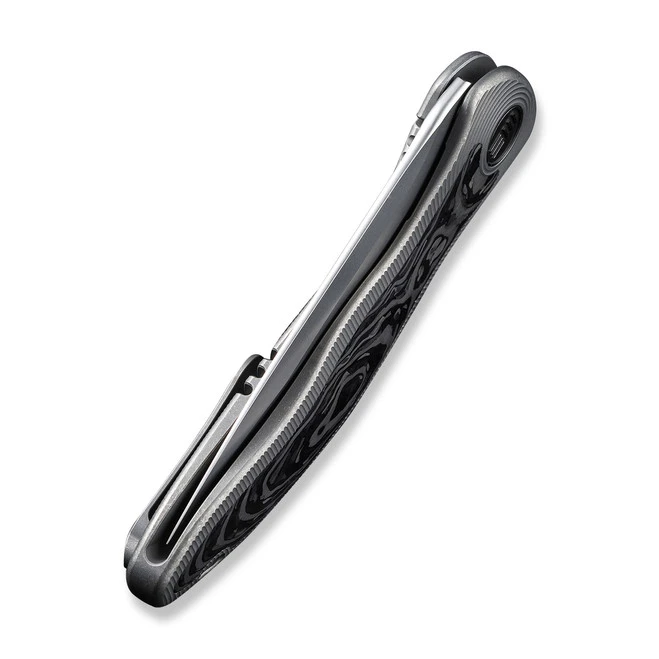 WE Synergy 2v2 Folding Knife Titanium/Shredded Carbon Fiber Handle 20CV Drop Point Plain Edge Bead Blast Finish WE18046CF-1 10 WE Synergy 2v2 Folding Knife Titanium/Shredded Carbon Fiber Handle 20CV Drop Point Plain Edge Bead Blast Finish WE18046CF-1 - Image 8