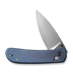 WE Qubit Folding Knife Blue Titanium Handle 20CV Drop Point Plain Edge Hand Rubbed Satin Finish WE22030F-3 12 WE Qubit Folding Knife Blue Titanium Handle 20CV Drop Point Plain Edge Hand Rubbed Satin Finish WE22030F-3 -We Knife e7601b5c 41ee 44d9 afdc 3462a18c4e25 23613.1705979057
