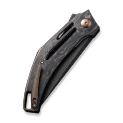 WE Speedliner Folding Knife Black Shredded Carbon Fiber Handle 20CV Drop Point Plain Edge Black Stonewash Finish WE22045B-2 14 WE Speedliner Folding Knife Black Shredded Carbon Fiber Handle 20CV Drop Point Plain Edge Black Stonewash Finish WE22045B-2 -We Knife ef565e9c 97ea 4a4e 8679 e2e05338cfca 38701.1699032737