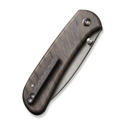 WE Qubit Folding Knife Tiger Stripe Titanium Handle 20CV Drop Point Plain Edge Gray Stonewash Finish WE22030F-4 -We Knife fd933b11 f6ff 4b78 ae7f e9a956537027 59534.1706022242