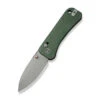 WE Banter 2 Folding Knife Green Canvas Micarta Handle S35VN Plain Edge Gray Stonewash Finish WE23075-3 -We Knife gm 77731.1727175168