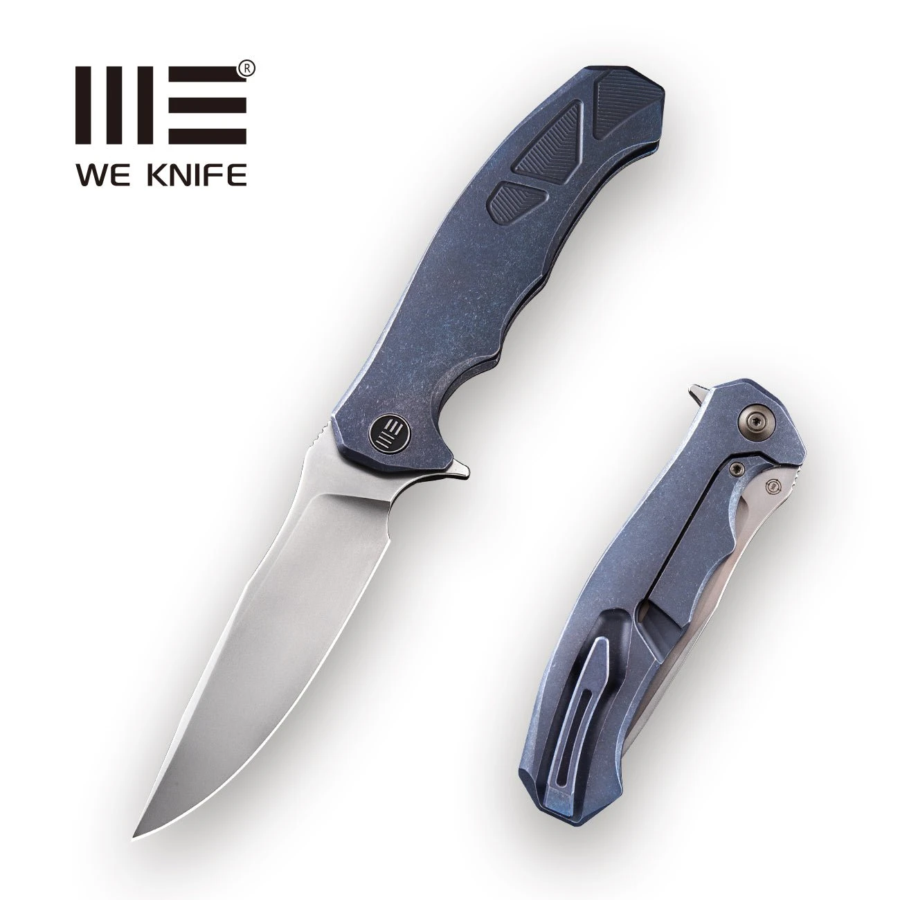 WEKNIFE 037 Flipper Knife Titanium Handle (4.07" M390 Blade) 910B 3 WEKNIFE 037 Flipper Knife Titanium Handle (4.07" M390 Blade) 910B