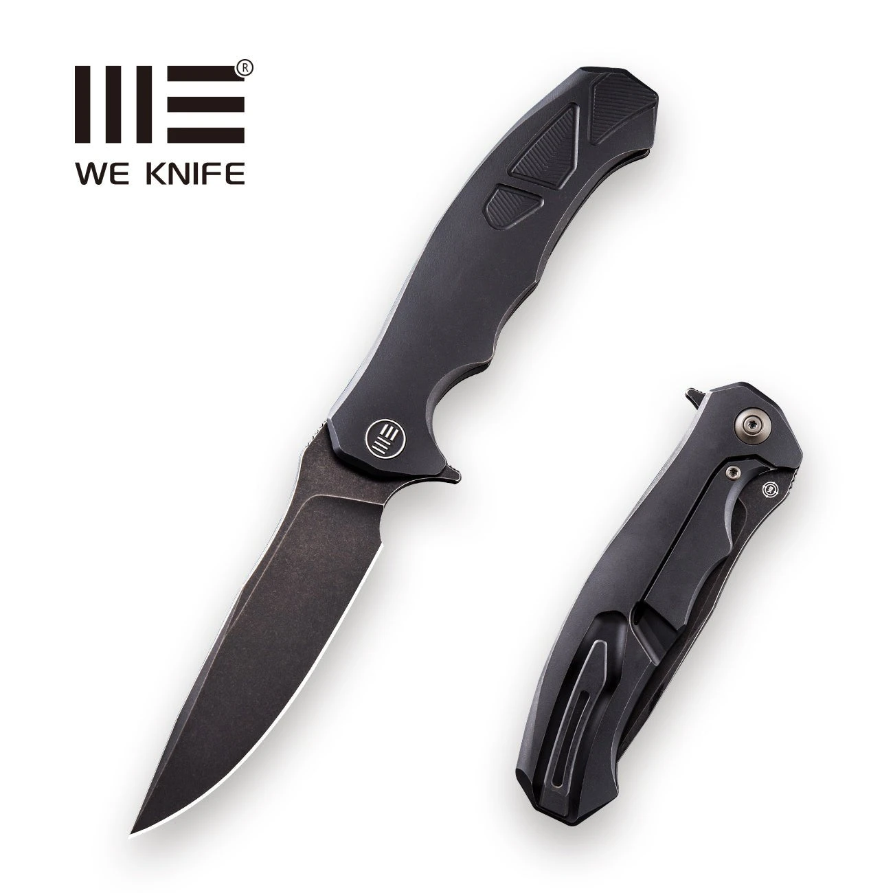 WEKNIFE 037 Flipper Knife Titanium Handle (4.07" M390 Blade) 910D 3 WEKNIFE 037 Flipper Knife Titanium Handle (4.07" M390 Blade) 910D