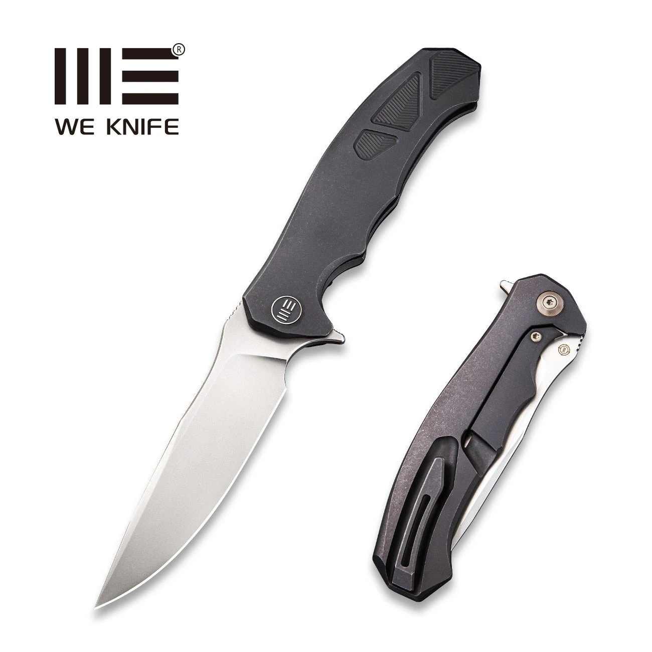 WEKNIFE 037 Flipper Knife Titanium Handle (4.07" M390 Blade) 910E 3 WEKNIFE 037 Flipper Knife Titanium Handle (4.07" M390 Blade) 910E