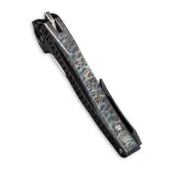 WEKNIFE ÆternA Flipper Knife Titanium Handle With Carbon Fiber (3.28" M390 Blade) 918B -We Knife weknife aeterna flipper knife titanium handle with carbon fiber inlay 328 m390 blade 918b 296909