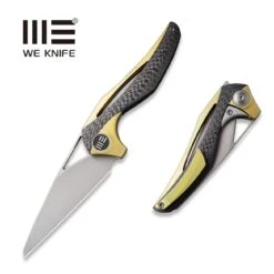 WEKNIFE ÆternA Flipper Knife Titanium Handle With Carbon Fiber (3.28" M390 Blade) 918C