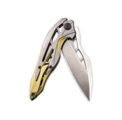 WEKNIFE Arrakis Flipper Knife Titanium Handle (3.45" M390 Blade) 906C -We Knife weknife arrakis flipper knife titanium handle 345 m390 blade 906c 388747