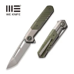 WEKNIFE Arsenal Flipper Knife Titanium Handle With G10 Integral Spacer (3.56" CPM 20CV Blade) WE20073-1