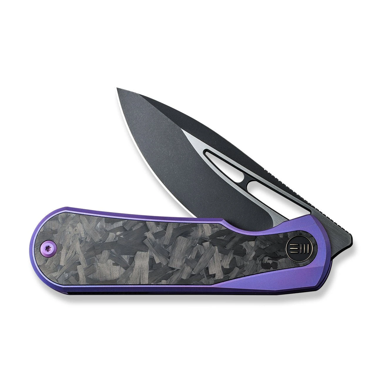 WEKNIFE Baloo Flipper Knife Titanium Handle With Carbon Fiber Inlay (3.31" CPM 20CV) WE21033-3 7 WEKNIFE Baloo Flipper Knife Titanium Handle With Carbon Fiber Inlay (3.31" CPM 20CV) WE21033-3 - Image 5