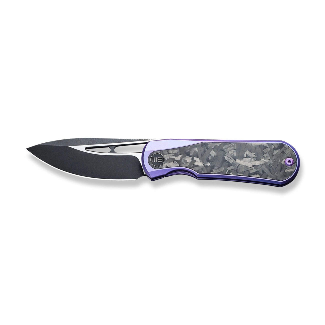 WEKNIFE Baloo Flipper Knife Titanium Handle With Carbon Fiber Inlay (3.31" CPM 20CV) WE21033-3 6 WEKNIFE Baloo Flipper Knife Titanium Handle With Carbon Fiber Inlay (3.31" CPM 20CV) WE21033-3 - Image 4