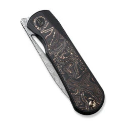 WE Baloo Folding Knife Titanium/Carbon Fiber Handle Damasteel Plain Edge WE21033-DS1 12 WE Baloo Folding Knife Titanium/Carbon Fiber Handle Damasteel Plain Edge WE21033-DS1 -We Knife weknife baloo flipper knife titanium handle with carbon fiber inlay 331 hakkapella damasteel we21033 ds1 240539 600x 31629.1740670417
