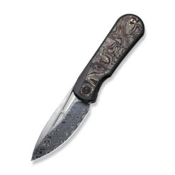 WE Baloo Folding Knife Titanium/Carbon Fiber Handle Damasteel Plain Edge WE21033-DS1 15 WE Baloo Folding Knife Titanium/Carbon Fiber Handle Damasteel Plain Edge WE21033-DS1 -We Knife weknife baloo flipper knife titanium handle with carbon fiber inlay 331 hakkapella damasteel we21033 ds1 375093 600x 20089.1747316621