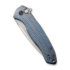 WEKNIFE Button Lock Kitefin Flipper Knife Blue Polished Ripple Patterned Gray Titanium Handle (3.22" Hand Polished Satin CPM 20CV Blade) WE19002M-3 16 WEKNIFE Button Lock Kitefin Flipper Knife Blue Polished Ripple Patterned Gray Titanium Handle (3.22" Hand Polished Satin CPM 20CV Blade) WE19002M-3 -We Knife weknife button lock kitefin flipper knife blue polished ripple patterned gray titanium handle 322 hand polished satin cpm 20cv blade we19002m 3 124220