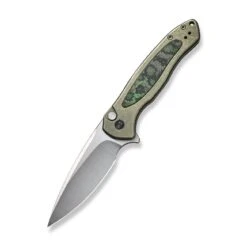 WEKNIFE Button Lock Kitefin Flipper Knife Green Titanium Handle With Jungle Wear Fat Carbon Fiber Inlay (3.22" Hand Polished Satin CPM 20CV Blade) WE19002N-2 13 WEKNIFE Button Lock Kitefin Flipper Knife Green Titanium Handle With Jungle Wear Fat Carbon Fiber Inlay (3.22" Hand Polished Satin CPM 20CV Blade) WE19002N-2 -We Knife weknife button lock kitefin flipper knife green titanium handle with jungle wear fat carbon fiber inlay 322 hand polished satin cpm 20cv blade we19002n 2 150105