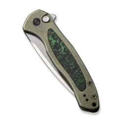 WEKNIFE Button Lock Kitefin Flipper Knife Green Titanium Handle With Jungle Wear Fat Carbon Fiber Inlay (3.22" Hand Polished Satin CPM 20CV Blade) WE19002N-2 16 WEKNIFE Button Lock Kitefin Flipper Knife Green Titanium Handle With Jungle Wear Fat Carbon Fiber Inlay (3.22" Hand Polished Satin CPM 20CV Blade) WE19002N-2 -We Knife weknife button lock kitefin flipper knife green titanium handle with jungle wear fat carbon fiber inlay 322 hand polished satin cpm 20cv blade we19002n 2 714923