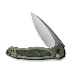 WEKNIFE Button Lock Kitefin Flipper Knife Green Titanium Handle With Jungle Wear Fat Carbon Fiber Inlay (3.22" Hand Polished Satin CPM 20CV Blade) WE19002N-2 15 WEKNIFE Button Lock Kitefin Flipper Knife Green Titanium Handle With Jungle Wear Fat Carbon Fiber Inlay (3.22" Hand Polished Satin CPM 20CV Blade) WE19002N-2 -We Knife weknife button lock kitefin flipper knife green titanium handle with jungle wear fat carbon fiber inlay 322 hand polished satin cpm 20cv blade we19002n 2 956420