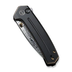 WEKNIFE Culex Flipper & Thumb Stud Knife Titanium Handle (2.97" Heimskringla Damasteel Blade) WE21026B-DS1 -We Knife weknife culex flipper thumb stud knife titanium handle 297 heimskringla damasteel blade we21026b ds1 381257