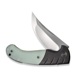 WEKNIFE Curvaceous Flipper Knife Titanium Handle With G10 Inlay (3.70" CPM 20CV Blade) WE20012-3 13 WEKNIFE Curvaceous Flipper Knife Titanium Handle With G10 Inlay (3.70" CPM 20CV Blade) WE20012-3 -We Knife weknife curvaceous flipper knife titanium handle with g10 inlay 370 cpm 20cv blade we20012 3 330465