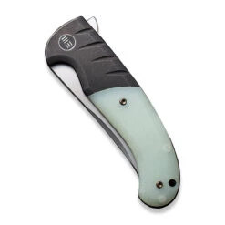WEKNIFE Curvaceous Flipper Knife Titanium Handle With G10 Inlay (3.70" CPM 20CV Blade) WE20012-3 14 WEKNIFE Curvaceous Flipper Knife Titanium Handle With G10 Inlay (3.70" CPM 20CV Blade) WE20012-3 -We Knife weknife curvaceous flipper knife titanium handle with g10 inlay 370 cpm 20cv blade we20012 3 575302