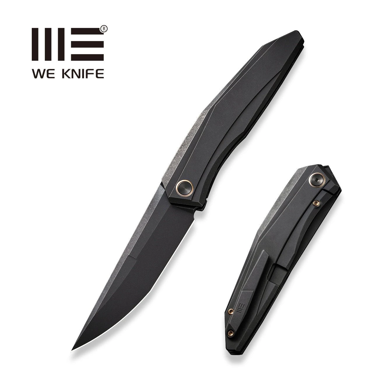 WEKNIFE Cybernetic Top Flipper Knife Titanium Handle (3.91" CPM 20CV Blade) WE22033-1 3 WEKNIFE Cybernetic Top Flipper Knife Titanium Handle (3.91" CPM 20CV Blade) WE22033-1